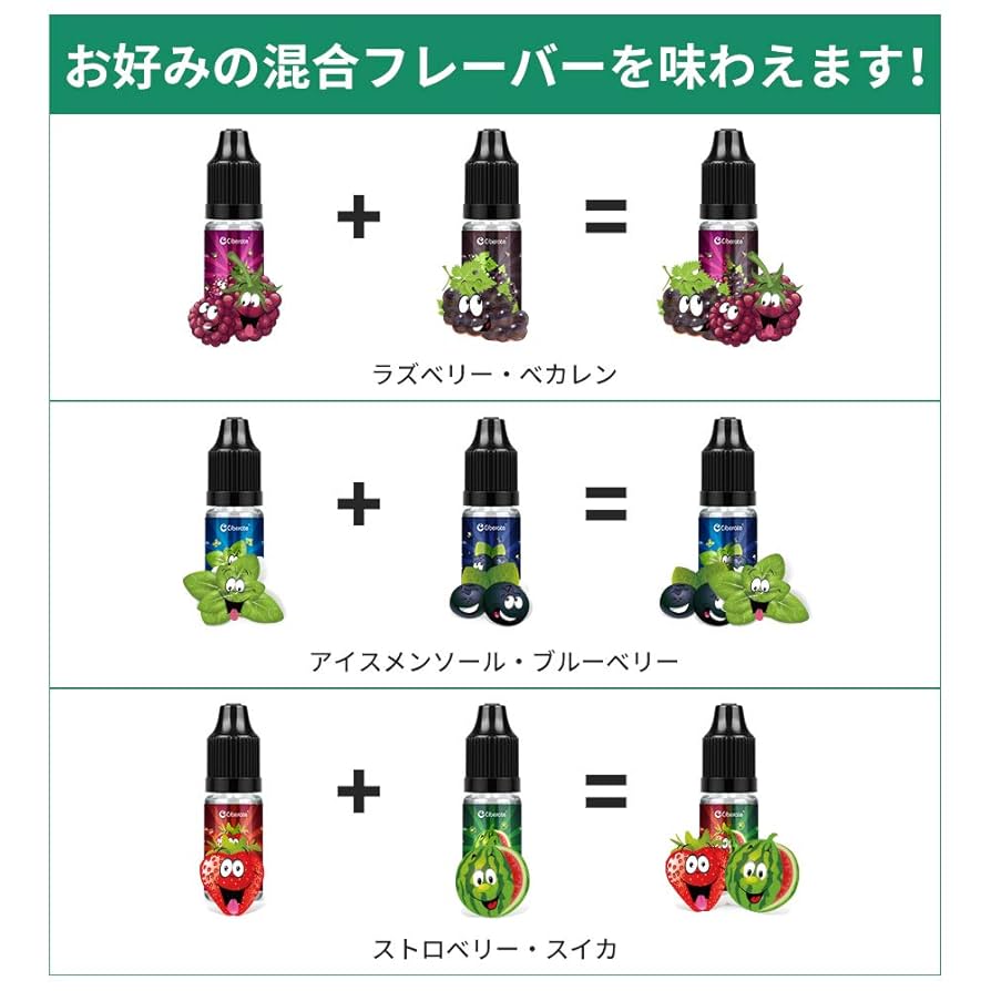 VAPE リキッド10個つき Amazon | ブリックスCHO ROVE10種類 CBDアトマイザー 0.8ml VAPE